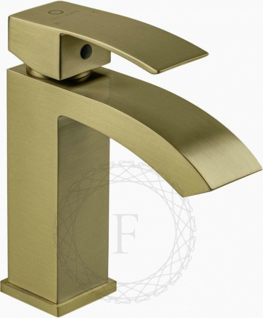 Cмеситель для раковины FILARETE Waterfall FL5010 (Матовое золото)