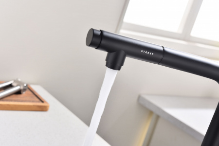 Смеситель для кухни Paulmark VIPER Vi213105-401, антрацит