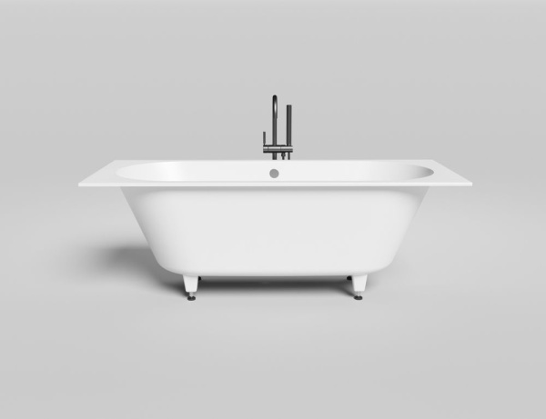 Ванна встраиваемая Salini ORNELLA AXIS 170x70 покраска по RAL полностью, S-Stone, матовый 104623MF