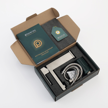 Смеситель для раковины Splenka S224.10.05, сатин