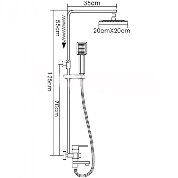 Душевая система FRAP F2421