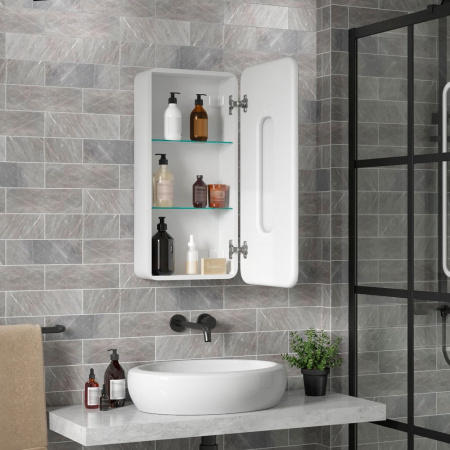 Зеркало-шкаф Reflexion Circle LED 400х800 RF2104SR