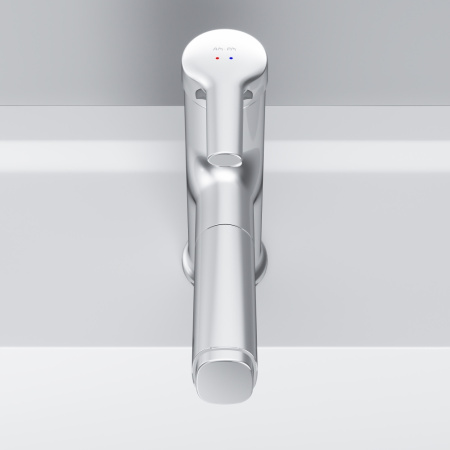 F85B02900 X-Joy S Смеситель для умывальника AM.PM с вытяжным изливом, хром