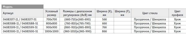 Душевой угол RGW Passage PA-35 100х100 стекло прозрачное, 04083500-011