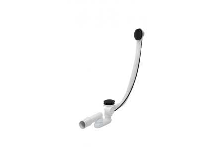 Слив-перелив (полуавтомат, 100 см.) Vega V55К Гл000026087, черный