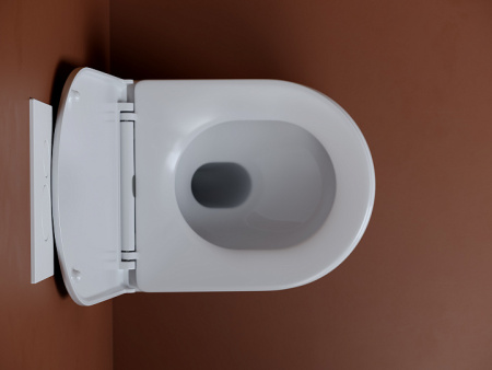 Подвесной унитаз UP безободковый, смыв торнадо CERAMICANOVA CN4007