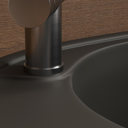 Кухонная мойка Reflection Allonge RF0658BL, черный