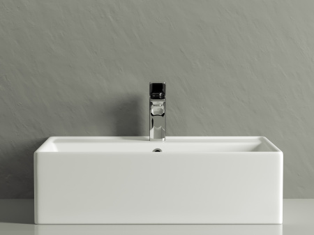 Умывальник чаша накладная прямоугольная Ceramicanova Element 590*450*160мм, Белый, CN6046