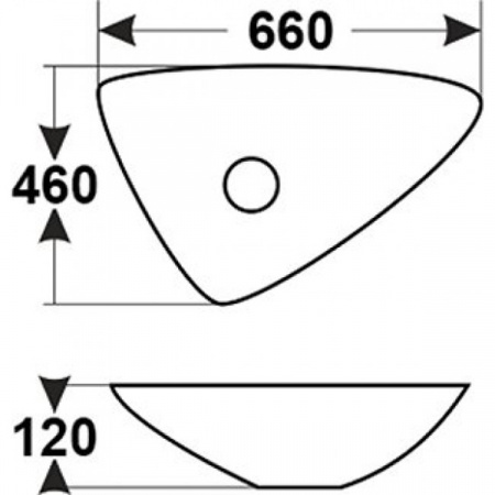 Раковина MELANA MLN-7861