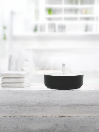 Раковина накладная WeltWasser WW SK ELBACH M3134 BW