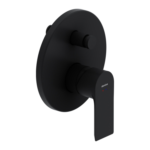 477100300 Apollo Смеситель для душа Damixa монтируемый в стену, черный