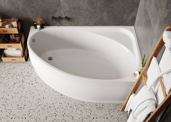 Акриловая ванна VAGNERPLAST HAPI 170x110 Right