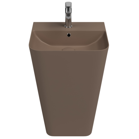 Раковина ISVEA Sott'Aqua напольная 500*420*830 цвет коричневый матовый 10SQ37001SV-2H