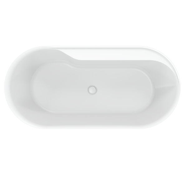 Ванна AQUAme акриловая отдельностоящая AQM3505MW-R