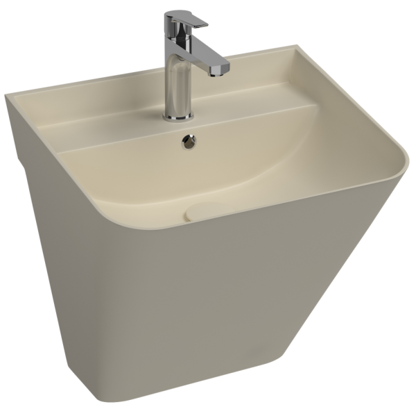 Раковина ISVEA Sott'Aqua подвесная 500*420*515 1 цвет слоновая кость матовый 10SQ37002SV-2K