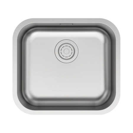 Мойка Paulmark VELLO 48 UNI VE48-BS 480х430х180 мм, нержавеющая сталь, нержавеющая сталь