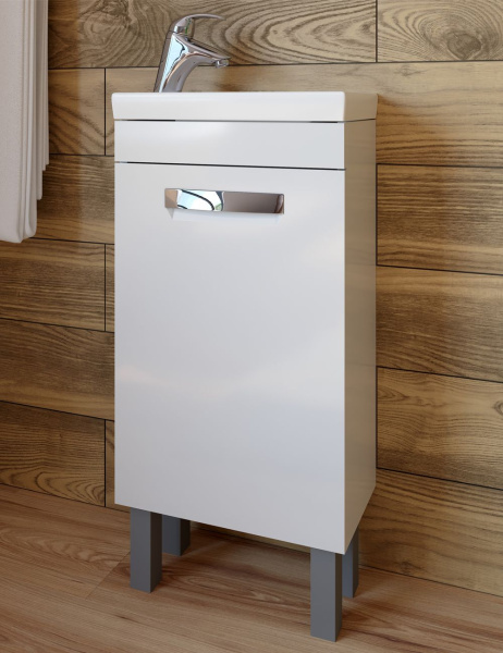 Тумба под раковину напольная VIGO Plaza tn.PLA.MIR.40.1D, 40 см