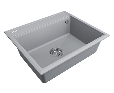 Мойка Paulmark STEPIA 60 PM115951-GRS 510х590х190 мм, IT-GRANIT, серый дым
