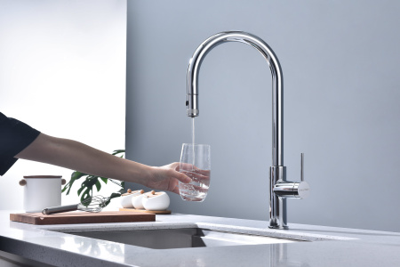 Смеситель для кухни Paulmark GALANT Ga213077-CR, хром