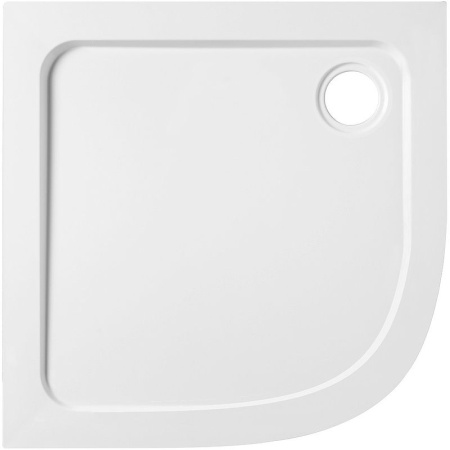 Душевой поддон Jacob Delafon Flight 90x90 радиальный, из материала Flight, белый