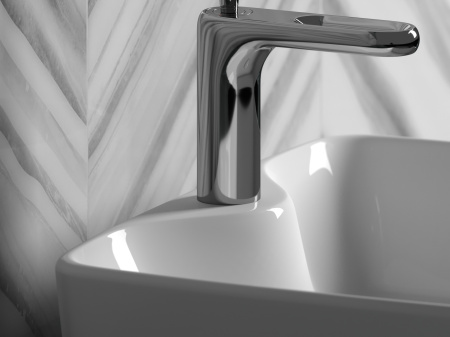 Умывальник чаша накладная прямоугольная Ceramicanova Element 480*370*130мм, Белый, CN6033