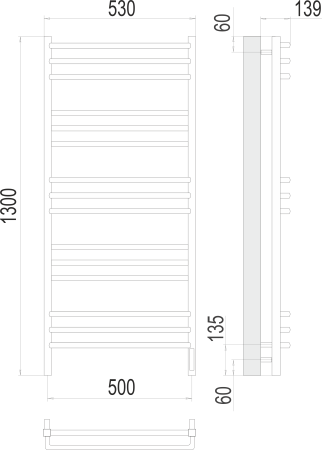 TERMINUS Соренто П15 500х1300 электро