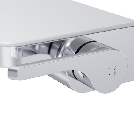 F8F72700 Func Встраиваемый смеситель на раковину АМ.РМ с полкой и каскадным изливом, хром