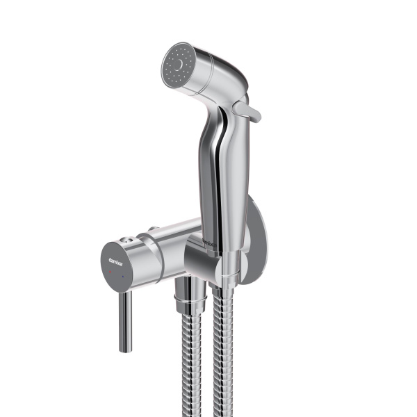 211000000 Option Смеситель Damixa монтируемый в стену, с гигиеническим душем и крючком