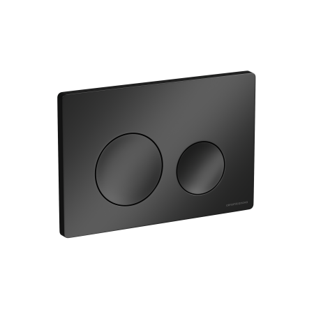 Кнопка смыва Balance, клавиши Circle, цвет черный матовый, CN12-001MB