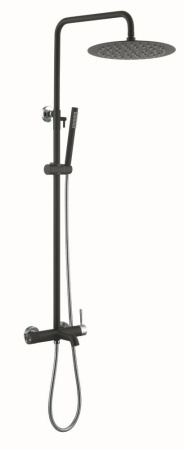 Душевая стойка Boheme Uno 468-BCR black chrome