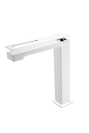 Смеситель для умывальника Boheme Q 142-WCR White Chrom