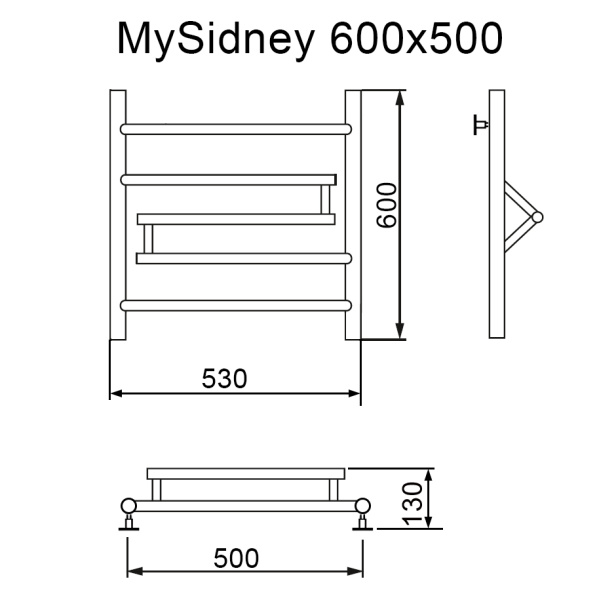 Полотенцесушитель MYFREA My Sidney 60/50