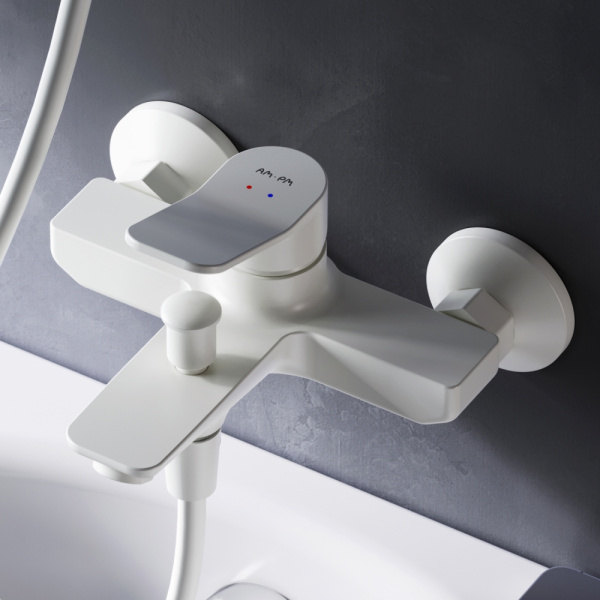 F85A10033 X-Joy Смеситель для ванна и душа AM.PM, белый
