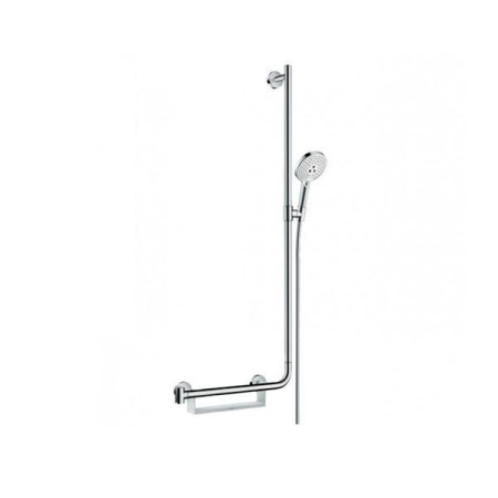 Душевой гарнитур Hansgrohe Raindance Select S 120 EcoSmart 26327400 (белый/хром)