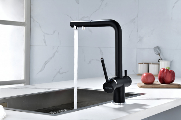 Смеситель для кухни Paulmark SERPENTINE Se213222-401(AN), антрацит