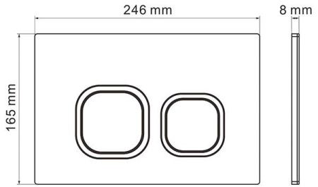 Комплект инсталляции 6 в 1 Roxen StounFix Dual Fresh 533876