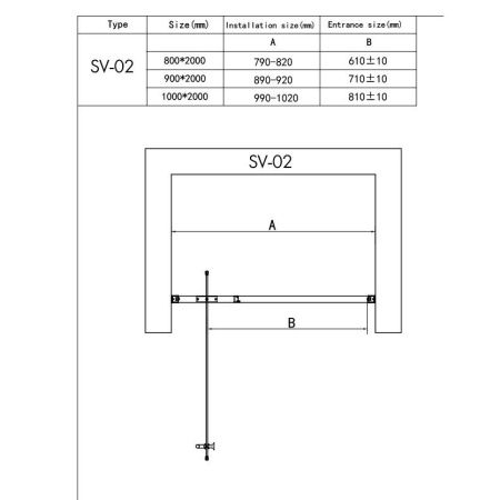 Душевая дверь RGW SV-02B 06320209-14