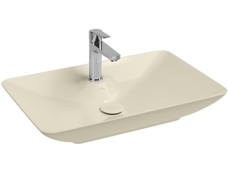 Раковина ISVEA SistemaY Clear накладная 644*395*125 1 цвет слоновая кость матовый 10SY50065SV-2K