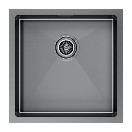 Мойка Paulmark GERBERG 44 UNI PM254444-GM 440х440х200 мм, нержавеющая сталь, вороненая сталь