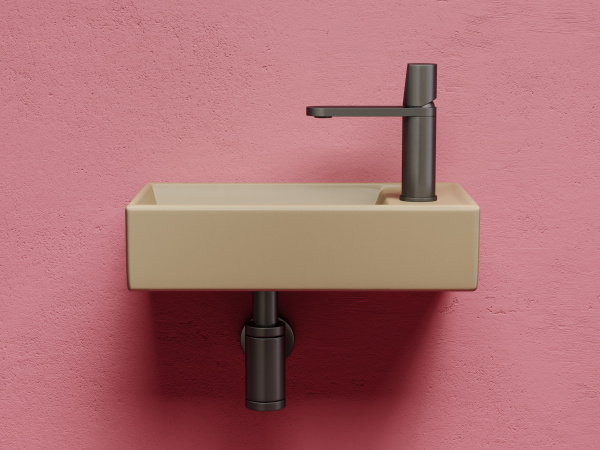 Умывальник подвесной прямоугольный Ceramicanova Element 407*217*100, Капучино матовый, CN6051LMC