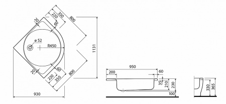 Душевой поддон Kolo Deep XBN0380000