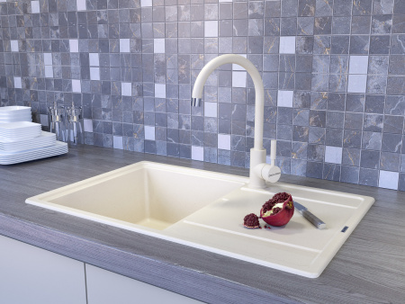 Смеситель для кухни Paulmark HOLSTEIN Ho212063-328, бежевый