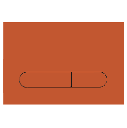 Кнопка смыва ISVEA Sotti для инсталляции Durezza цвет терракотовый матовый 54ST0118I