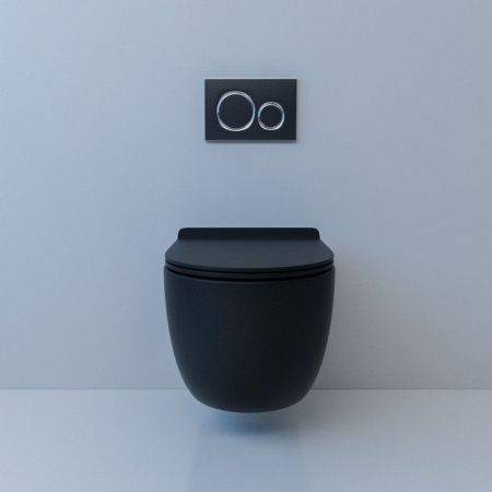 Унитаз подвесной ESBANO FORTEX MB черный матовый