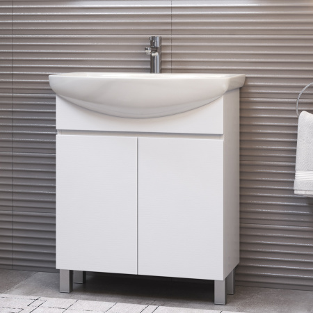 Тумба под раковину напольная VIGO Wing tn.WIN.BAL.70.2D белый, 70 см