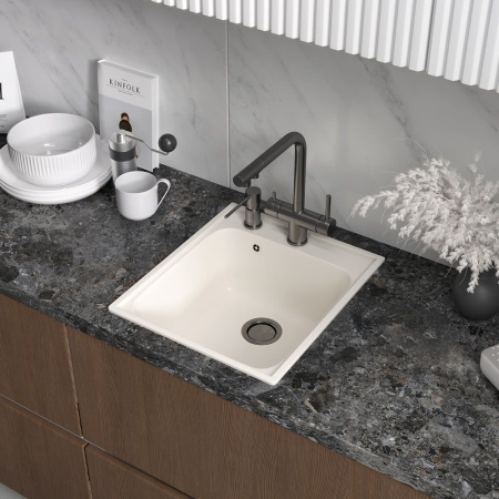 Кухонная мойка Reflection Quadra RF0243WH, белый