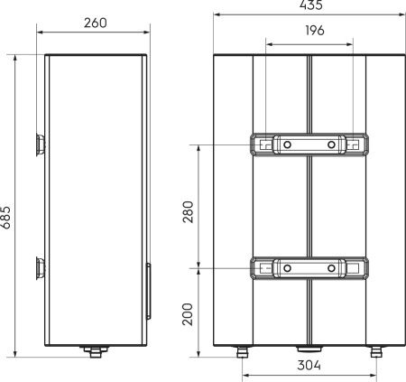 Водонагреватель накопительный Electrolux EWH 30 SmartInverter электрический, однофазный, НС-1237351 реверсивный, материал внутреннего бака нержавеющая сталь