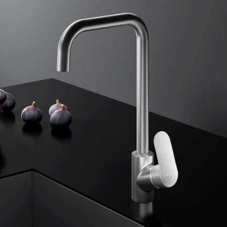 F8006011 Like, Смеситель для кухни AM.PM G-образный излив, сатин