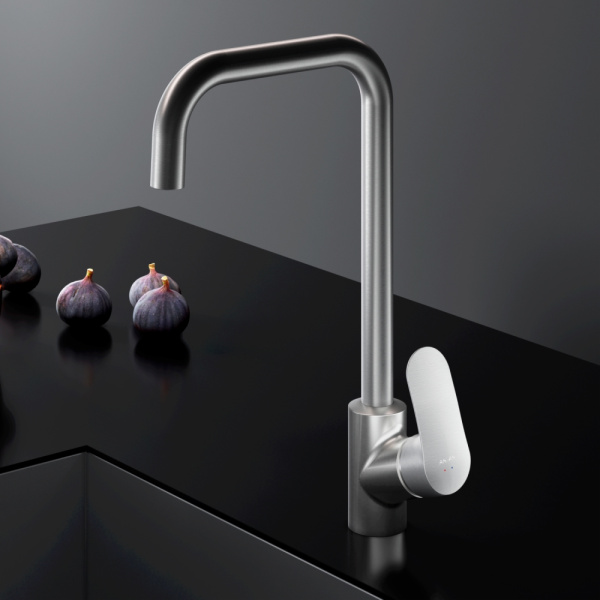 F8006011 Like, Смеситель для кухни AM.PM G-образный излив, сатин