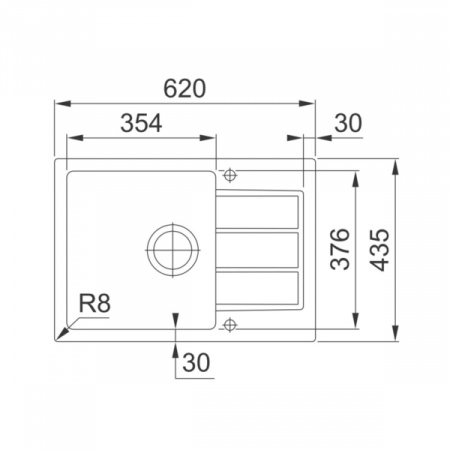 Мойка Franke Sirius SID 611-62/38, белый